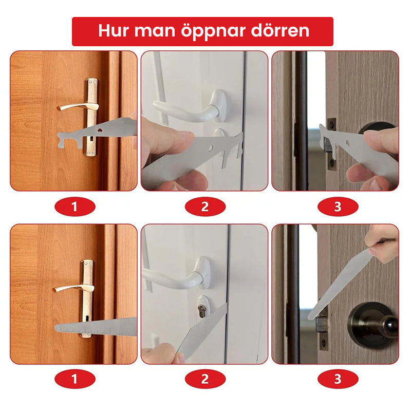 Låsplockande eldverktyg