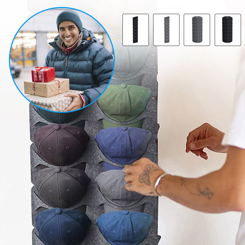 Hängande Multi-Pocket Hat Organizer Hållare