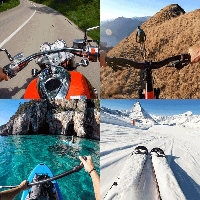 Chest strap mobile phone holder