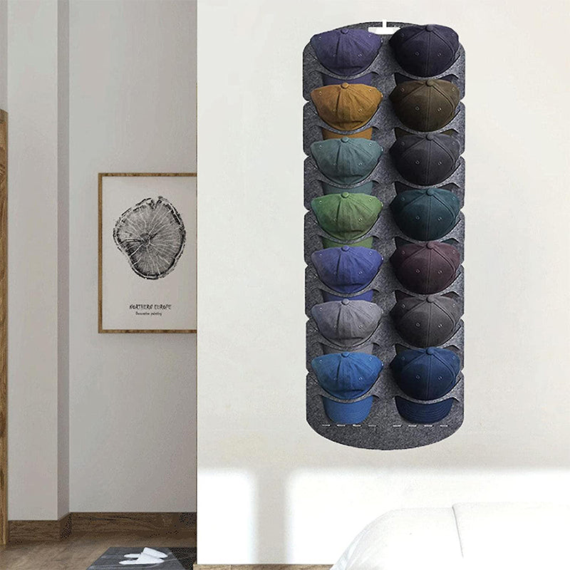 Hängande Multi-Pocket Hat Organizer Hållare