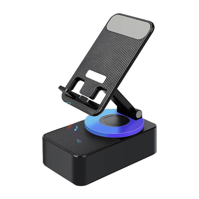 Cell Phone Stand with Wireless Bluetooth Speaker