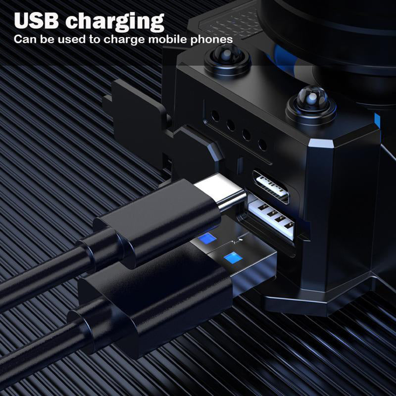 Outdoor USB Rechargeable Waterproof LED Headlamp