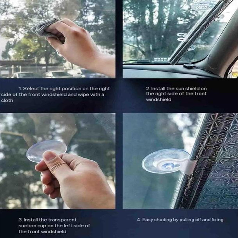 Automatic Retractable Windshield Sun Protection