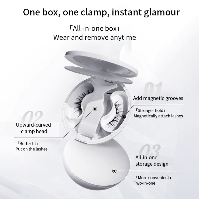 Reusable Soft Magnetic Eyelashes Set