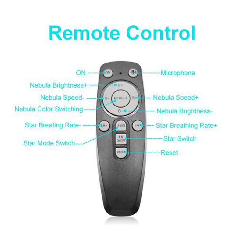 Astronaut Galaxy Projector with Timer and Remote