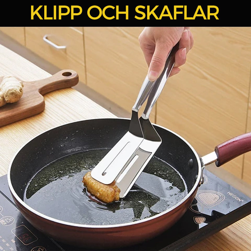 Dubbelsidig spadeklämma i rostfritt stål