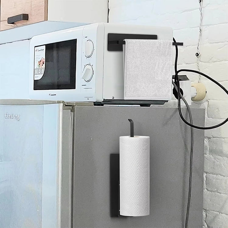 Magnetic Metal Kitchen Bathroom Paper Towel Holder