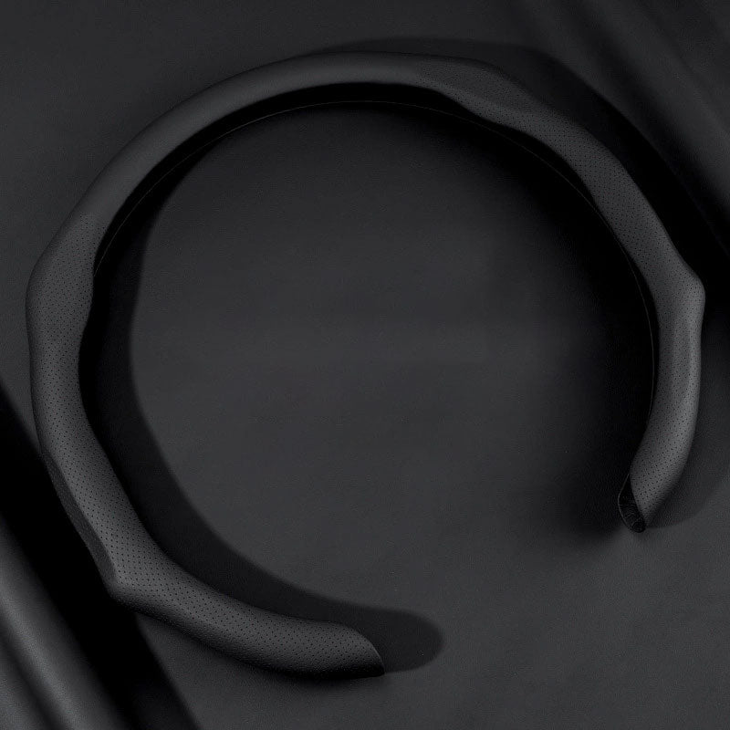 Leather Steering Wheel Cover