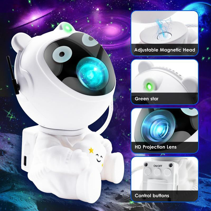 Astronaut Galaxy Projector with Timer and Remote
