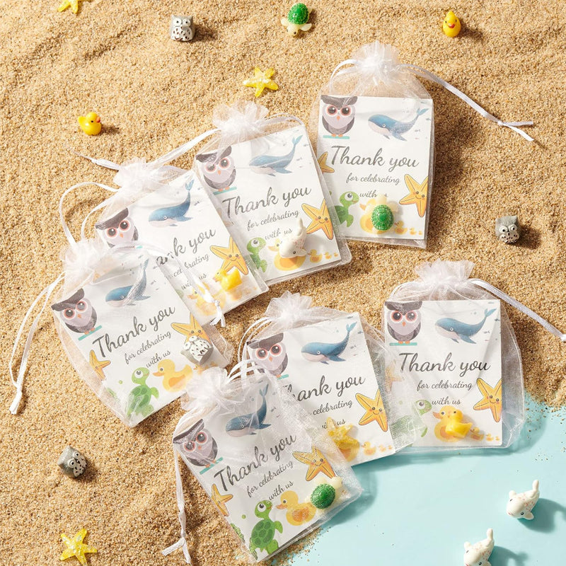 Funny Resin Animals with Thank You Cards, Appreciation Staff Pocket Gift