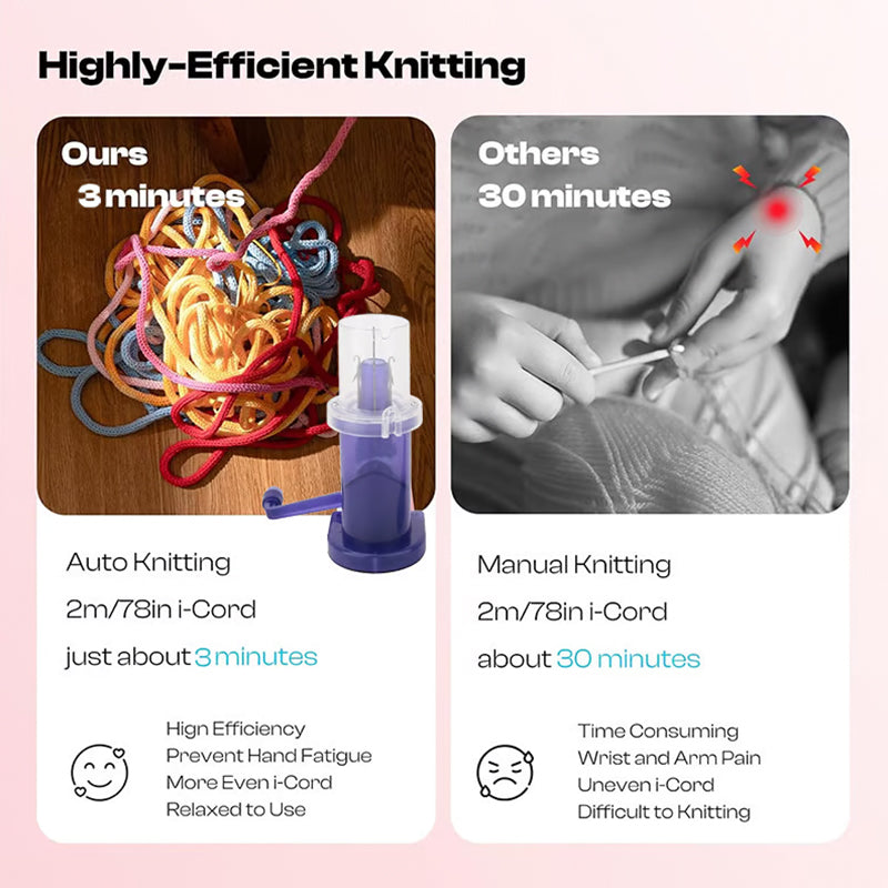 Quick Cord Knitting Machine
