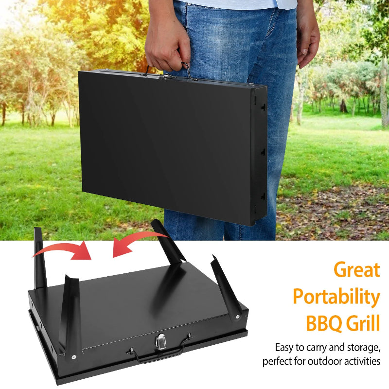 Portable Folding BBQ Camping Grill