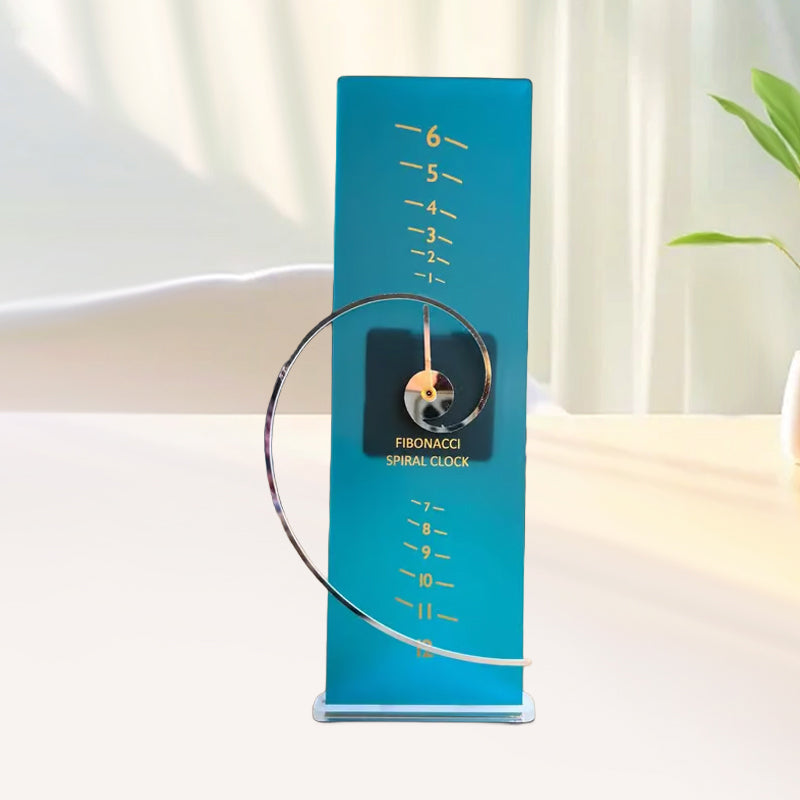 Handcrafted Fibonacci Spiral Clock