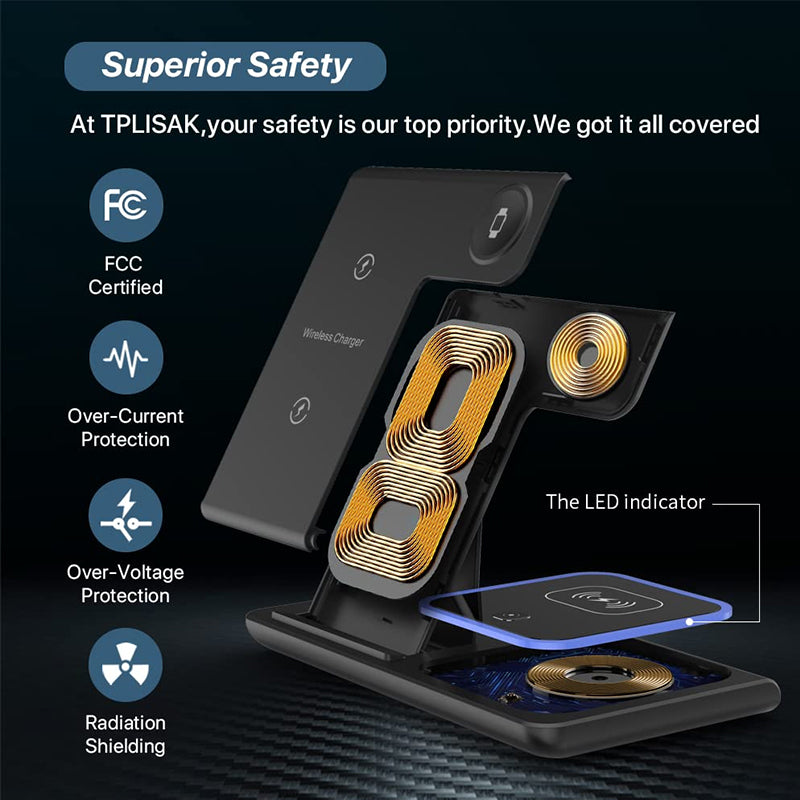 3-in-1 Wireless Charger