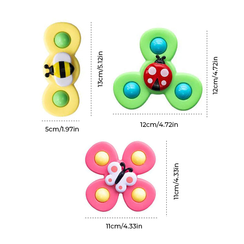 Roterande insektsbadleksak