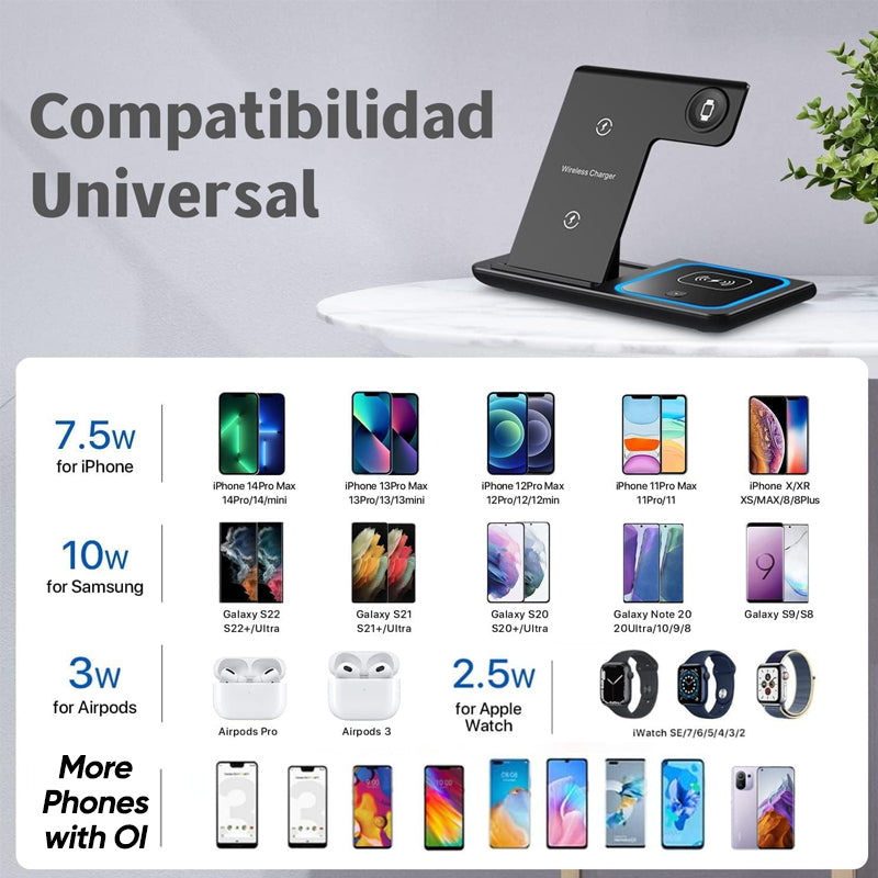 3-in-1 Wireless Charger