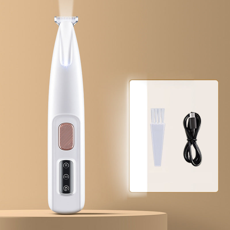 Pet Hair Trimmer With Led Light Set
