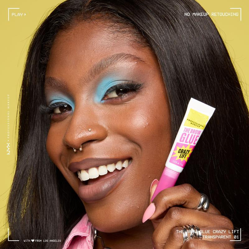 Strong Hold Brow Lamination Gel with Built-In Styling Comb