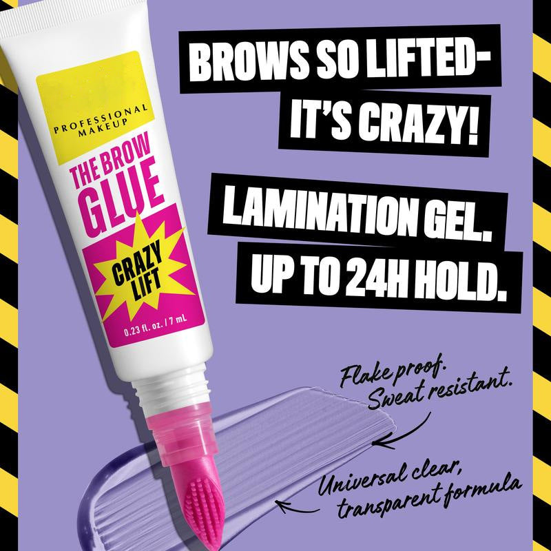 Strong Hold Brow Lamination Gel with Built-In Styling Comb