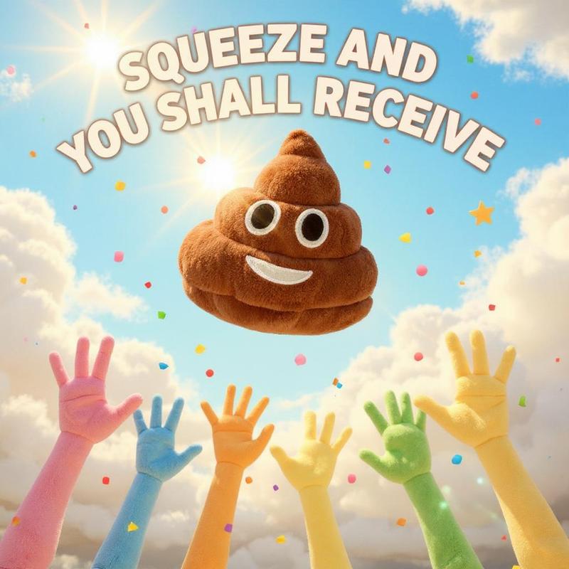 Smiling Poop Plush Toy