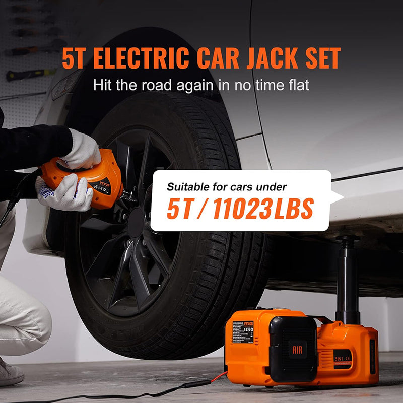 12-in-1 Electric Hydraulic Car Jack Kit