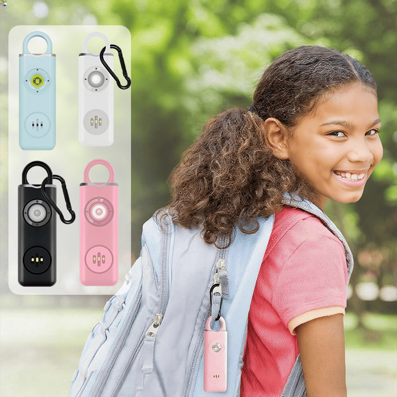 Personal Safety Alarm with LED Flashlight