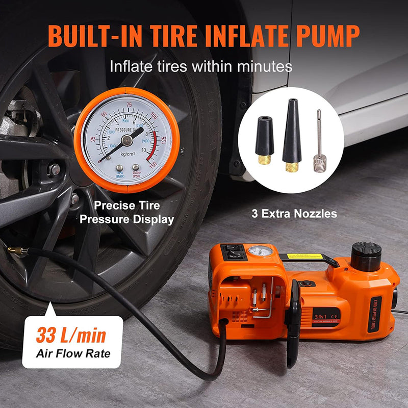 12-in-1 Electric Hydraulic Car Jack Kit