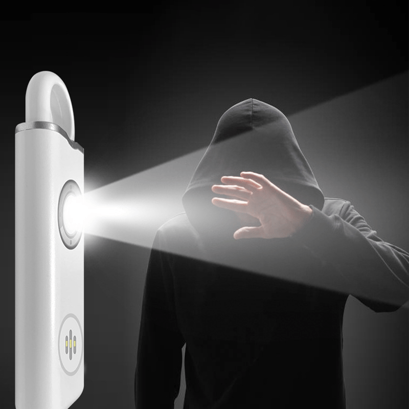 Personal Safety Alarm with LED Flashlight