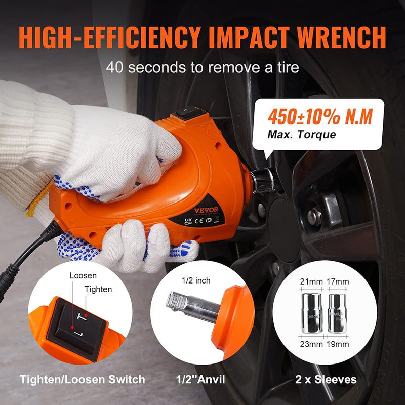 12-in-1 Electric Hydraulic Car Jack Kit