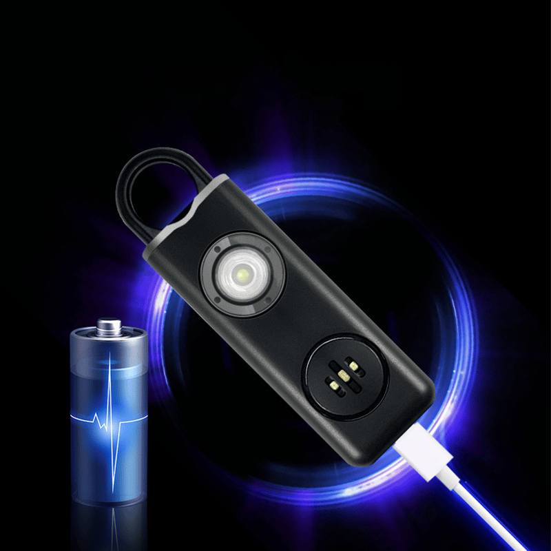 Personal Safety Alarm with LED Flashlight