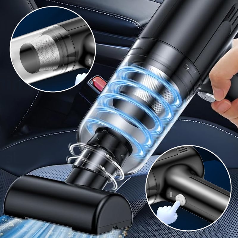 Cordless High-Performance Car Vacuum Cleaner with Powerful Suction