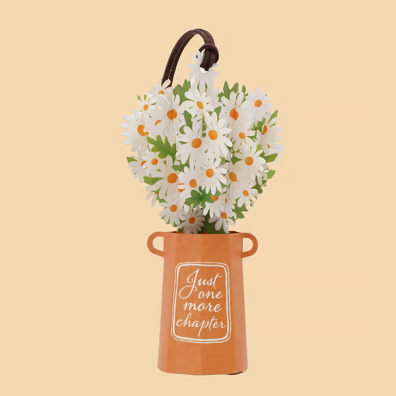 Elegant Flower Bouquet 3D Pop-up Bookmark