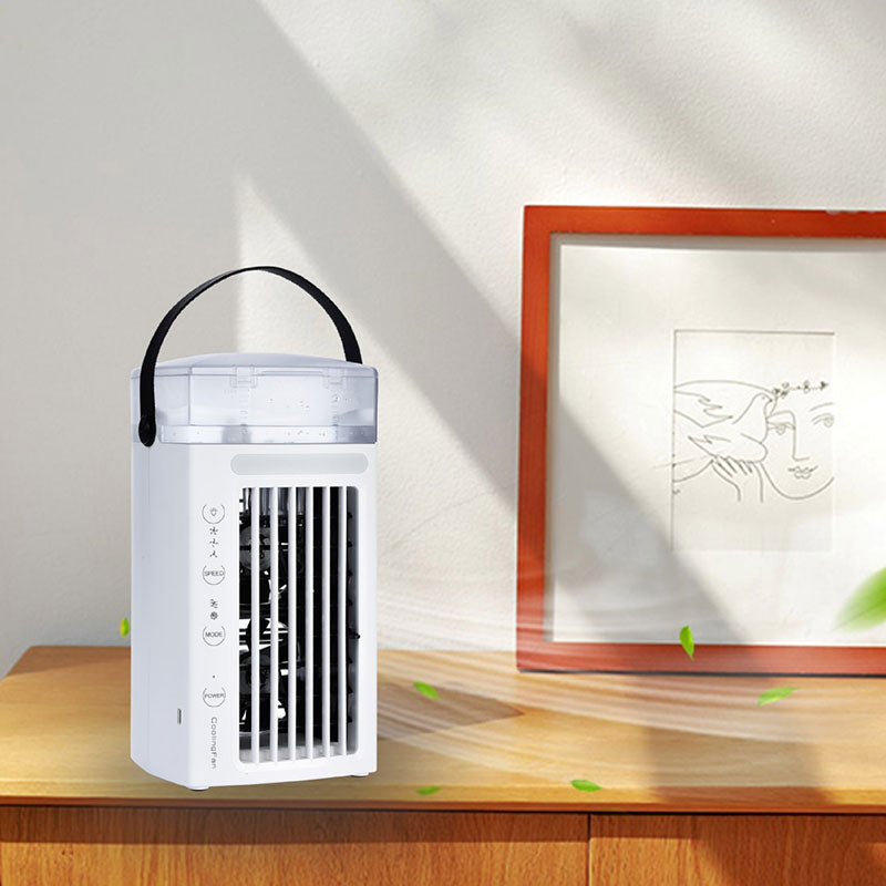 Portable Air Conditioners | Evaporative Cooler with Water Mist, 3 Speeds & Nightlight