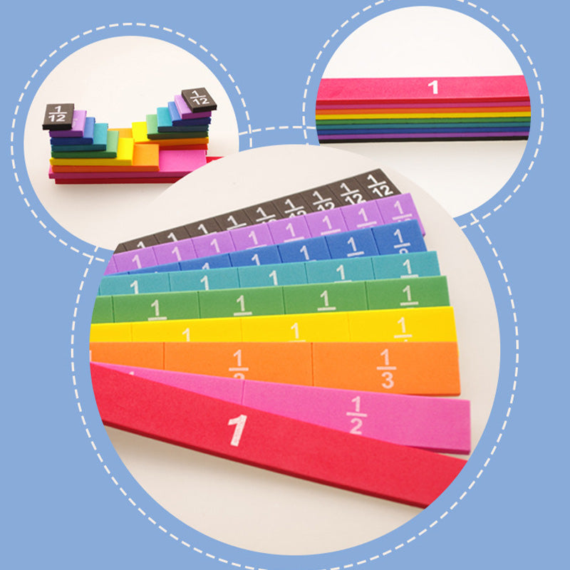 Math Teaching Fraction Strips