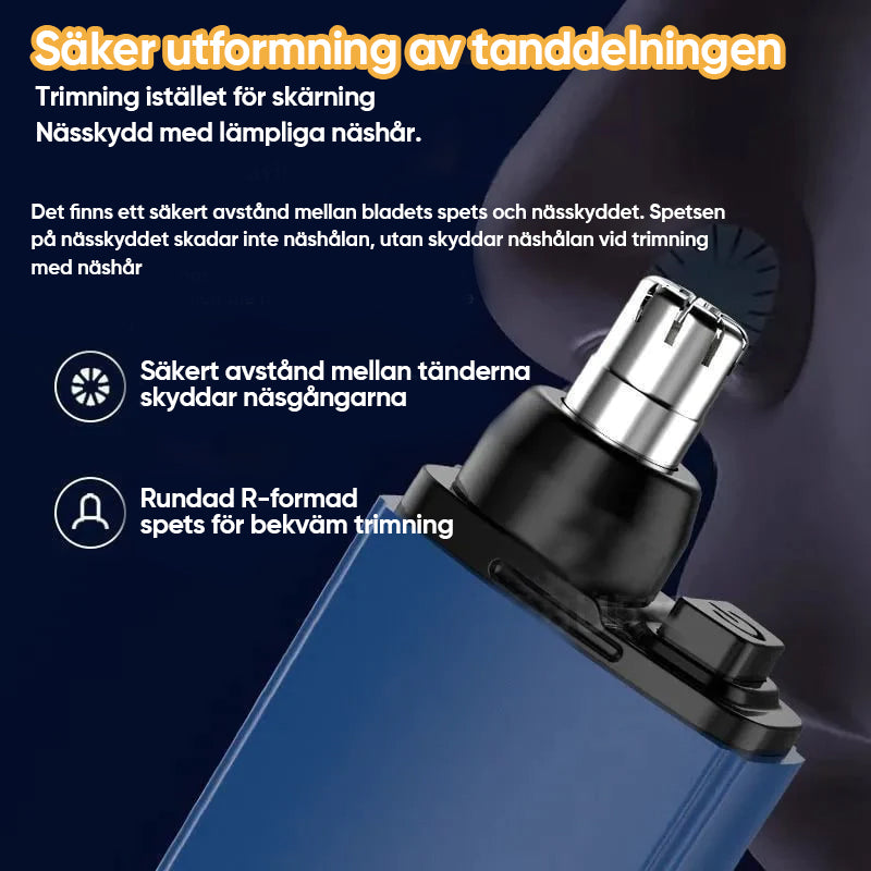 Bärbar trimmer för näshår