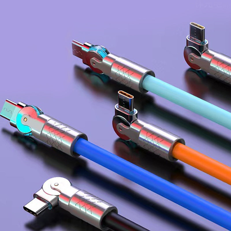 Roterande armbågsdatakabel