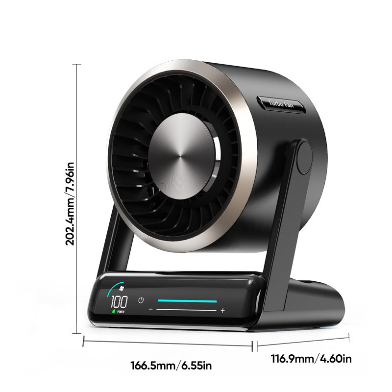 Smart Digital Display Touch Desktop Fan
