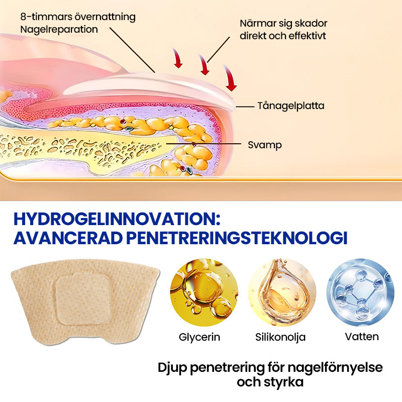 Svamp plåster för naglar