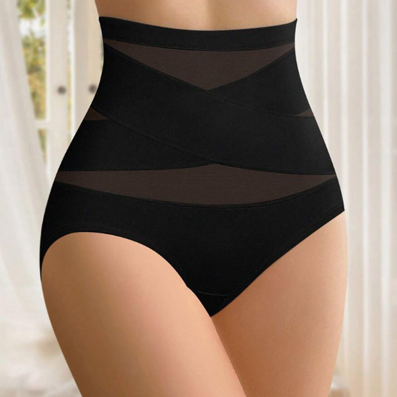 Pre-sale>> Women's Mesh Cross High Waist Briefs