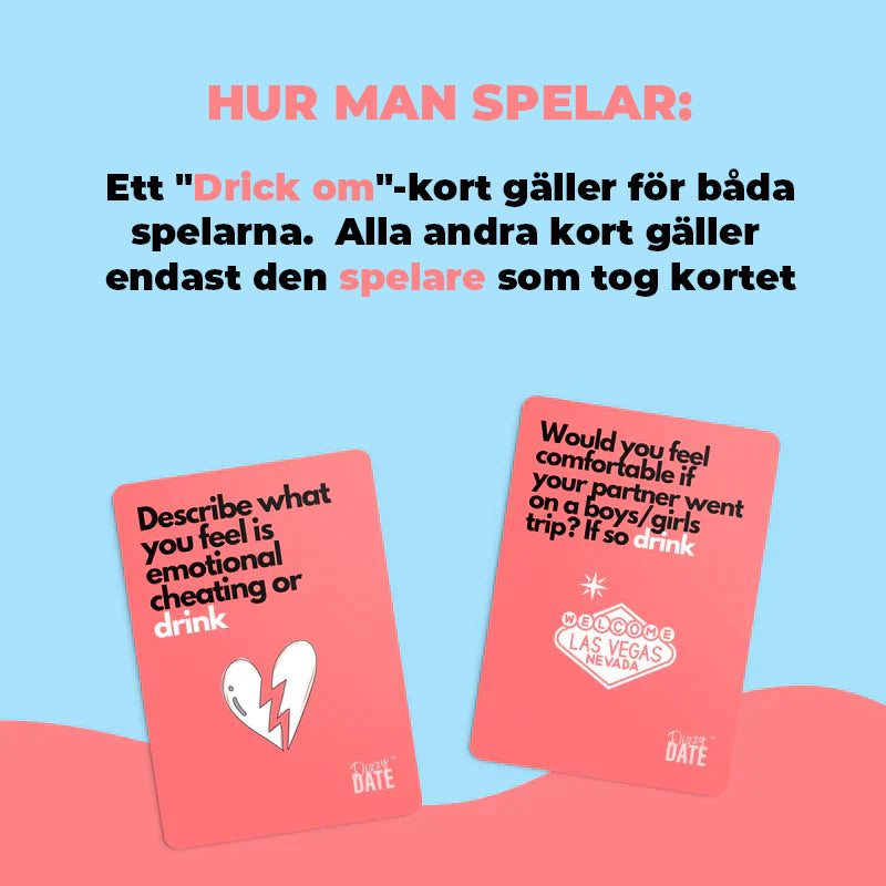 Dizzy Date - Kortspelet för dejtkvällar och fester