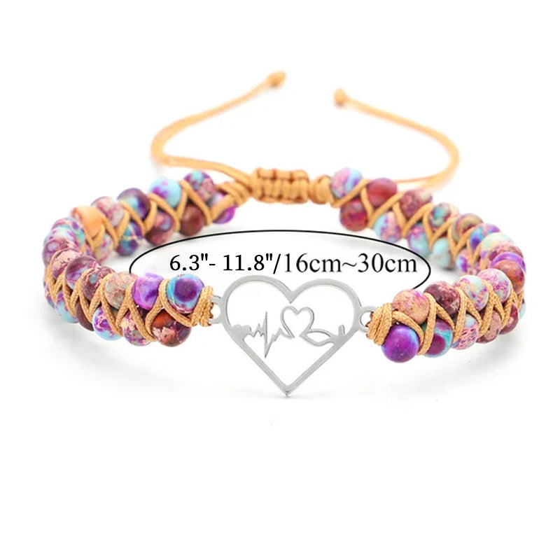 För barnbarn - För du är alltid i mina pärlor Armband