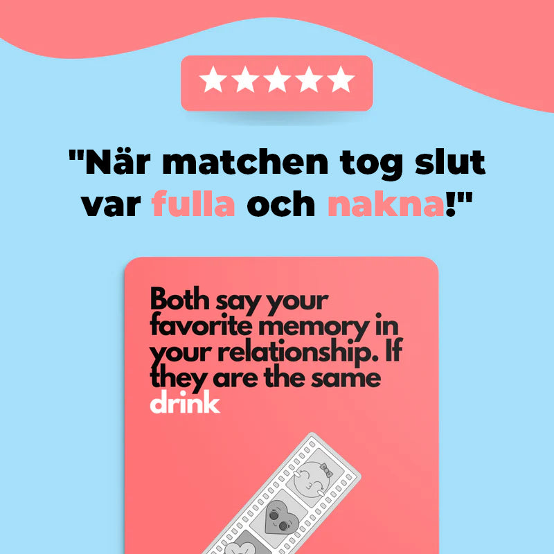 Dizzy Date - Kortspelet för dejtkvällar och fester