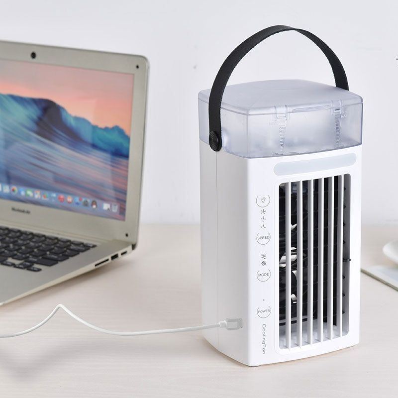 Portable Air Conditioners | Evaporative Cooler with Water Mist, 3 Speeds & Nightlight