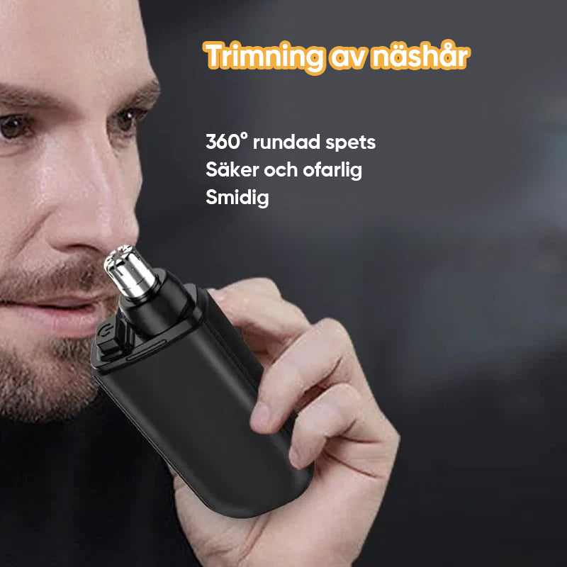 Bärbar trimmer för näshår