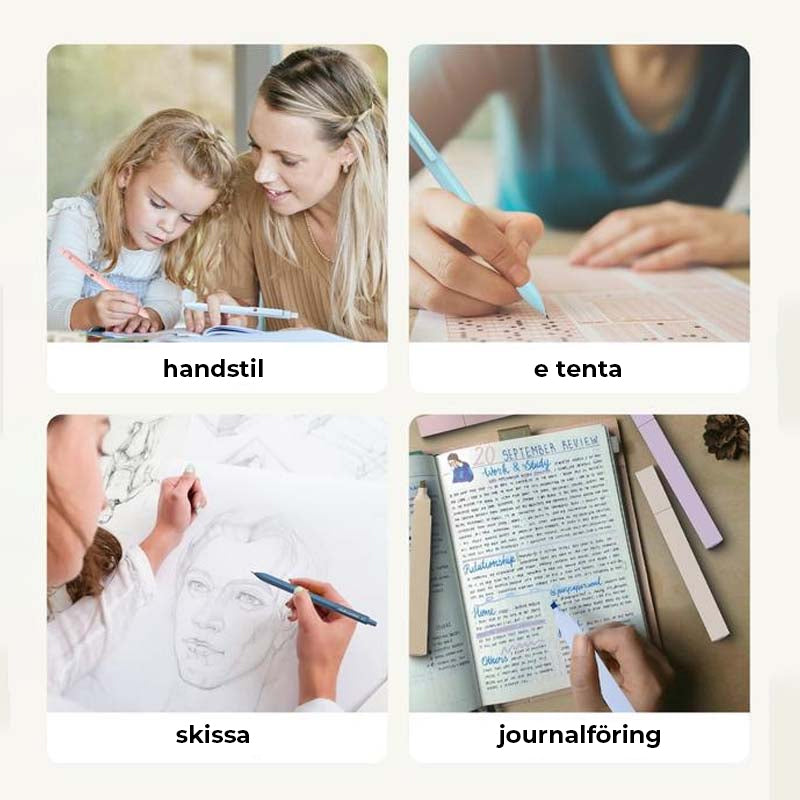 Morandi brevpappersset med stor kapacitet