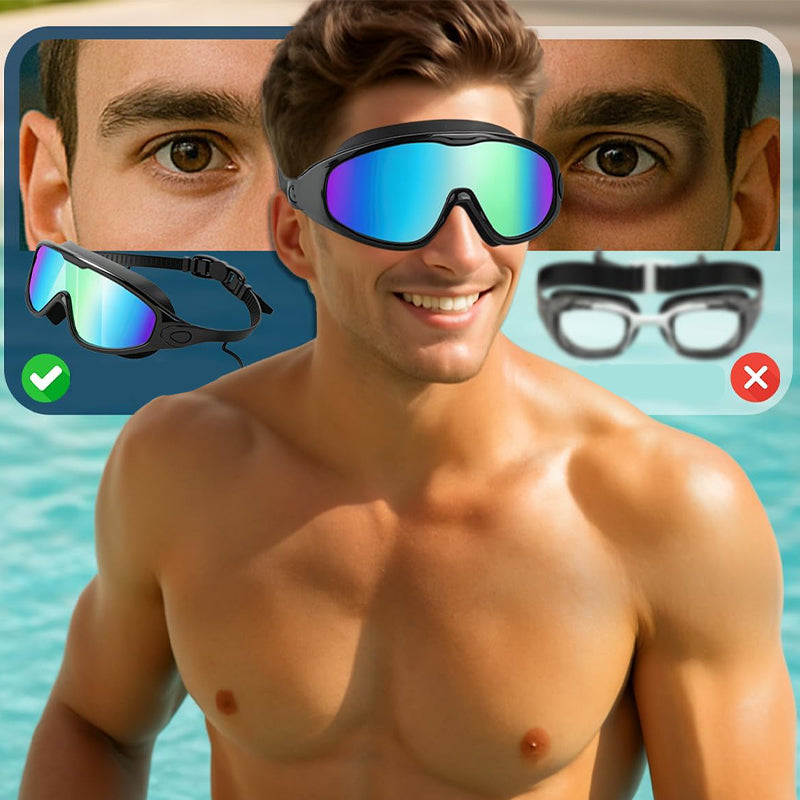 HD Large Frame Swimming Goggles