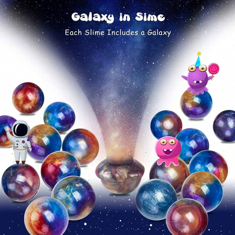 Cosmic Galaxy Slime Set (24 pcs)