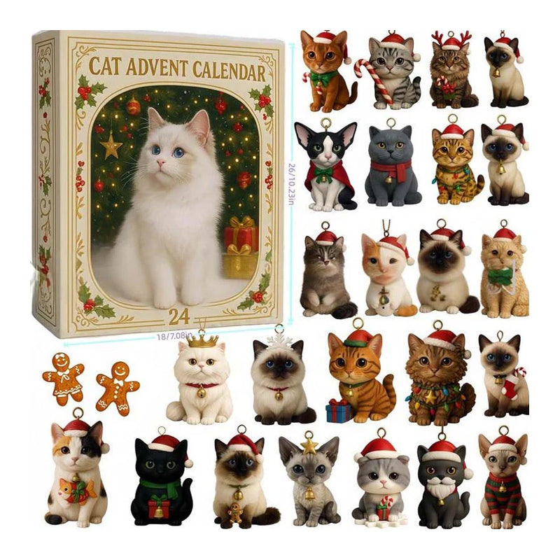 Advent Calendar 2025 for Cat Lovers – Gift Box with Daily Surprises