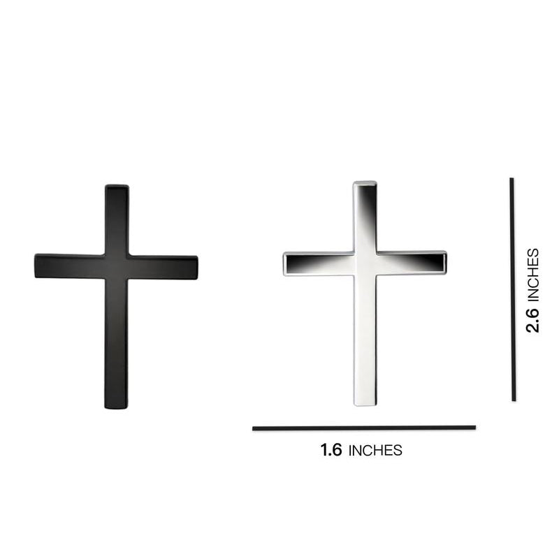 3D Cross Sticker