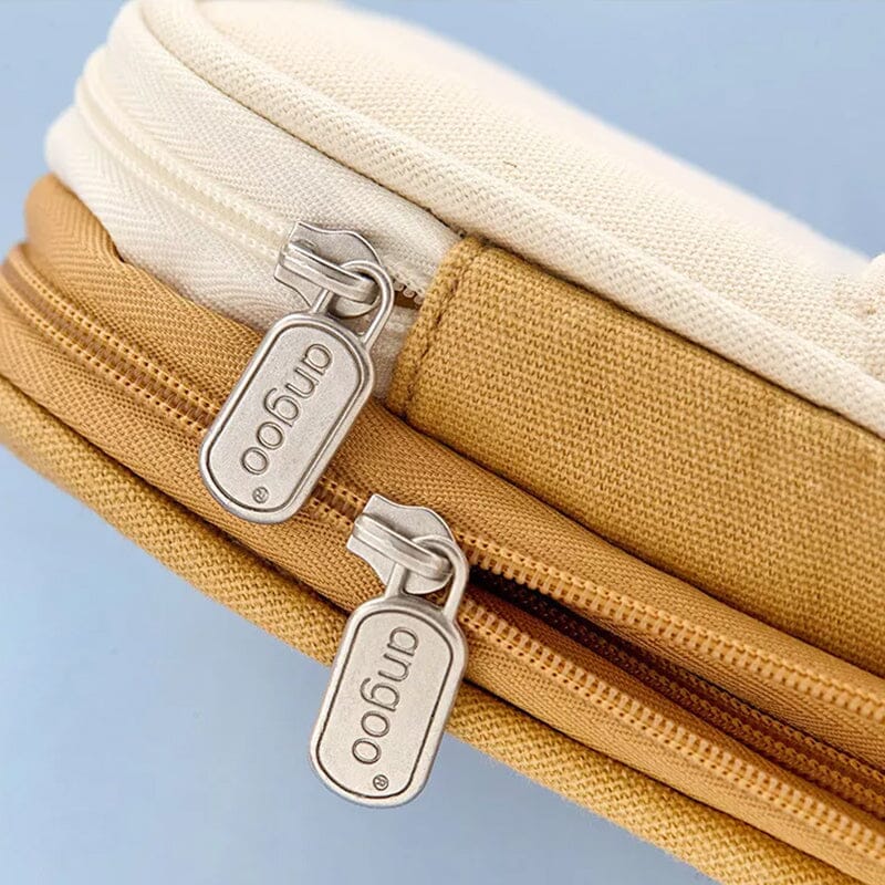 Large Capacity Pencil Case With Zipper